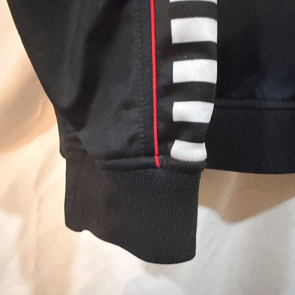 LOT OF 2: Peterbilt Track Jacket & Mesh Trucker Hat Men's XL Black Red‎